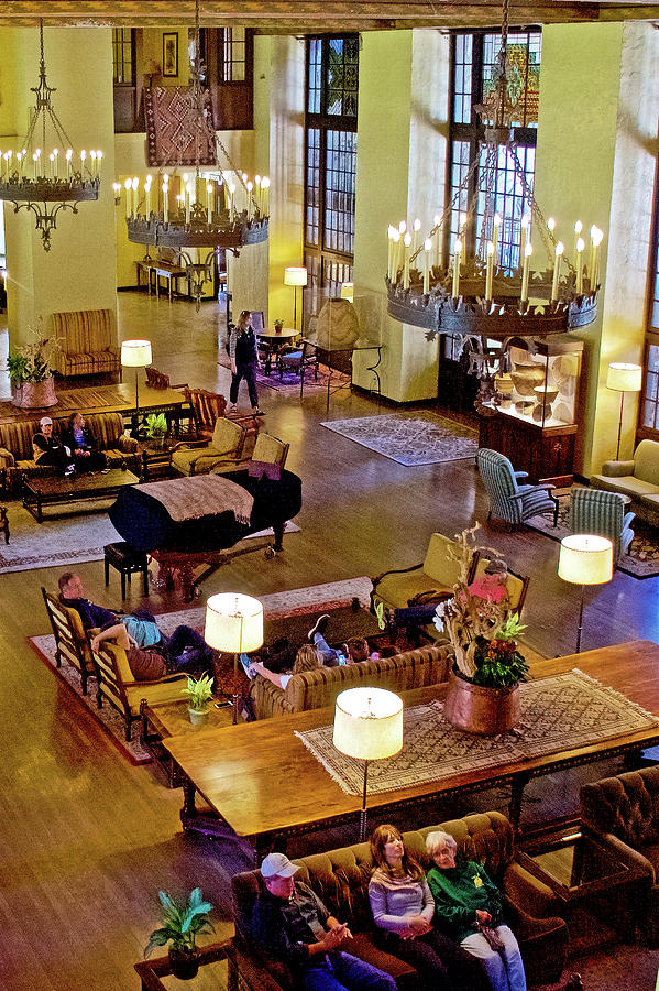 Great Room of Majestic Yosemite Hotel in Yosemite National Park, California   Photograph by Ruth Hager