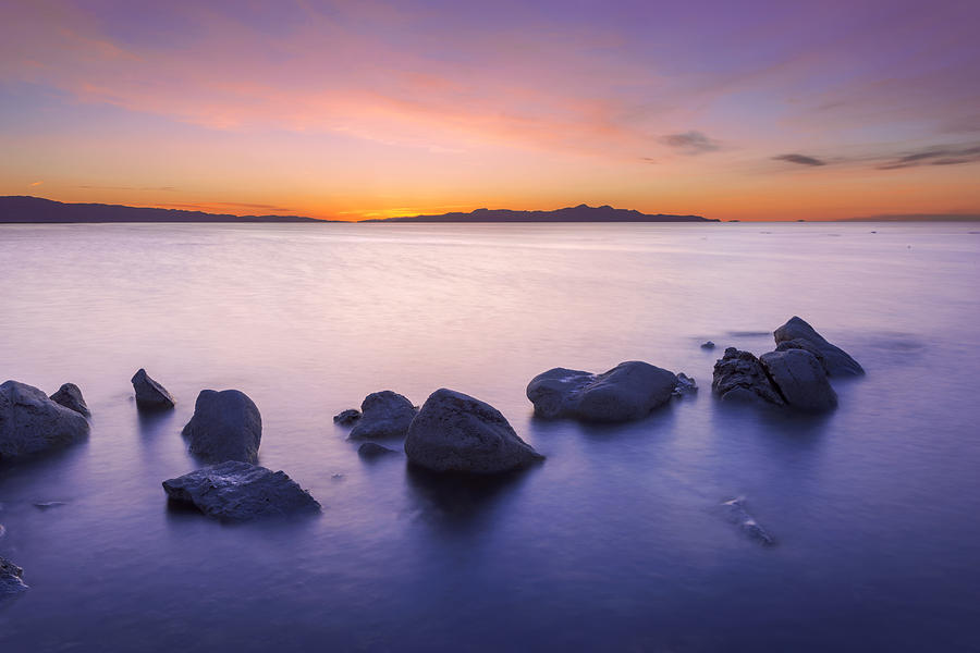 Sunset Photograph - Great Salt Lake by Dustin LeFevre