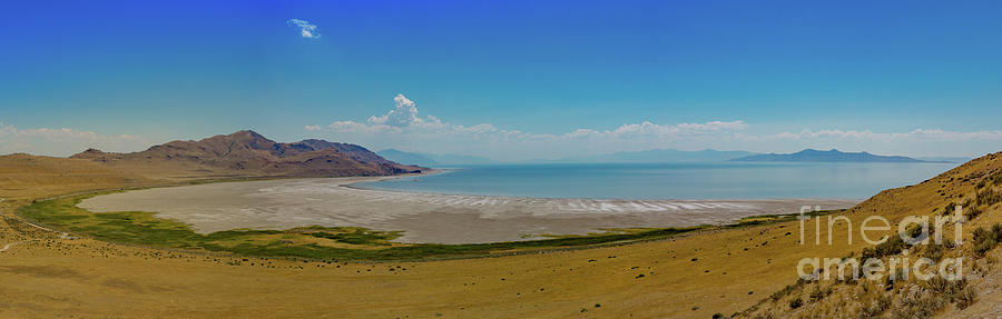 Great Salt Lake from Antelope Island Utah Photograph by Kimberly Blom-Roemer