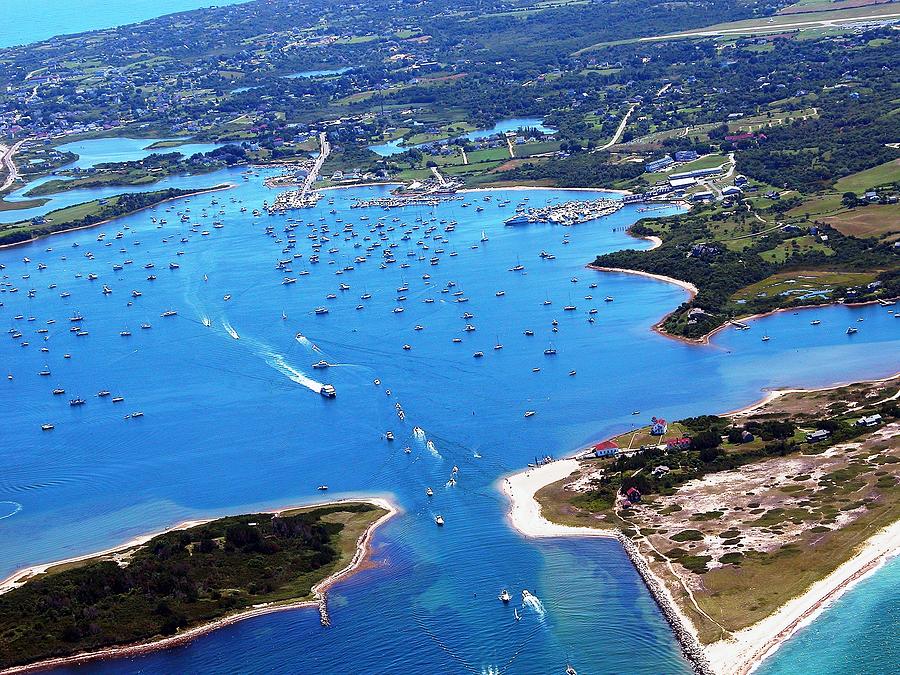 Great Salt Pond Block Island R.I. Photograph by Richard Sherman