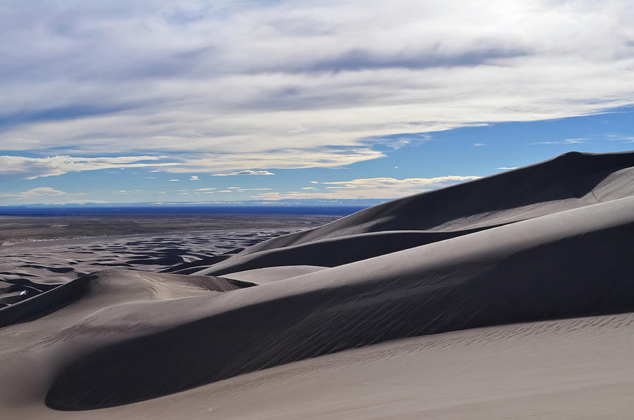 Great Sand Dunes Colorado Shadows Photograph by Kyle Hanson