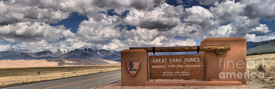Great Sand Dunes Entrance Photograph by Adam Jewell