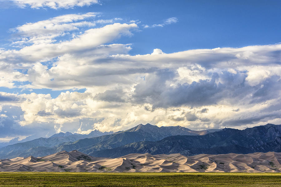 Great Sand Dunes Panorama Photograph by Betty Eich