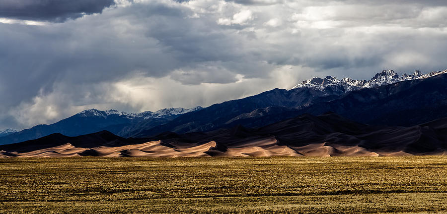 Great Sand Dunes Panorama Photograph by Jason Roberts