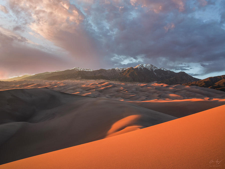 Great Sand Dunes Sunset Photograph by Aaron Spong
