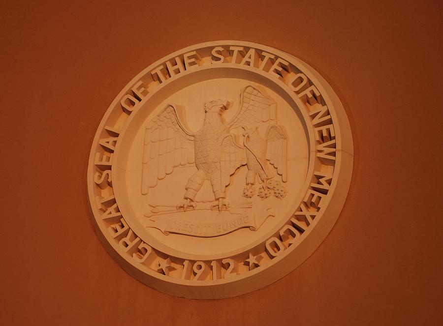 Great Seal Of The State Of New Mexico 1912 Photograph by Rob Hans