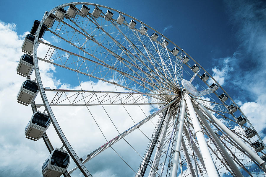 Great Smoky Mountain Ferris Wheel Photograph by Mary Lee Dereske