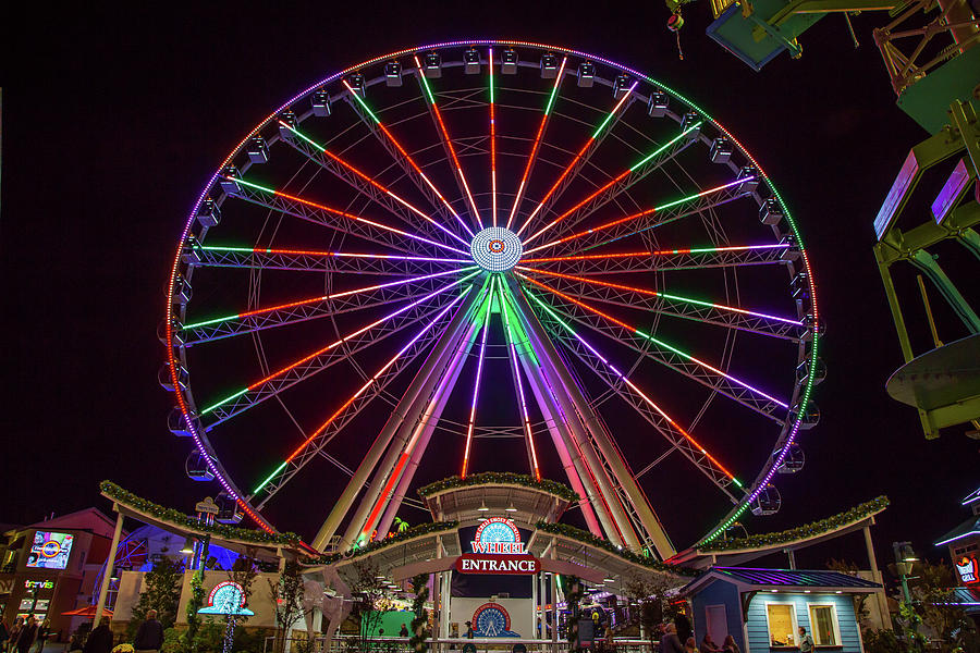 Great Smoky Mountain Wheel Photograph by Kevin Craft