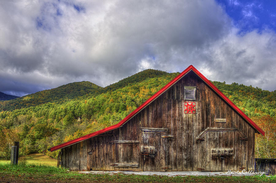 Mountain Photograph - Great Smoky Mountains Barn by Reid Callaway