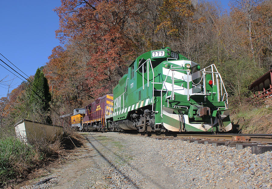 Great Smoky Mountains Railroad #777 0 Photograph by Joseph C Hinson