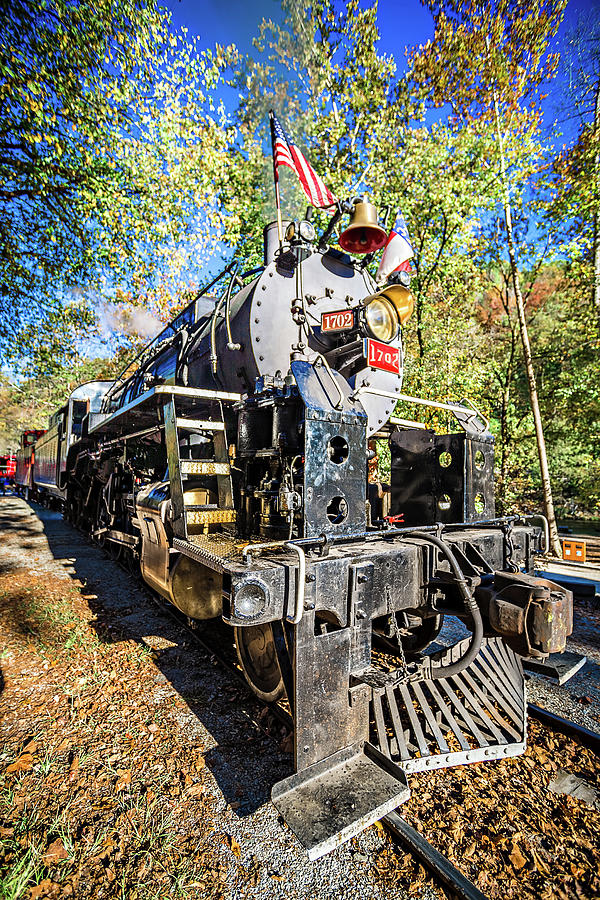Great Smoky Mountains Train Ride In Bryson City Nc Photograph by Alex Grichenko
