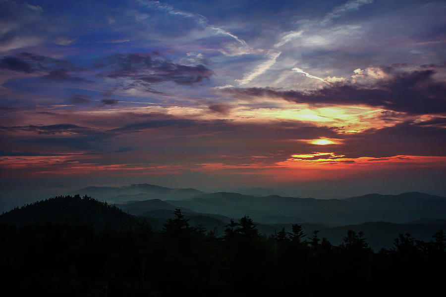 Great Smoky Sunsets Photograph by Jessica Brawley