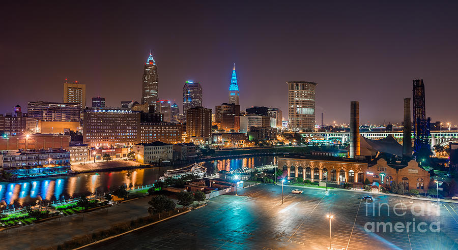 Cleveland Photograph - Great View of Cleveland by Frank  Cramer