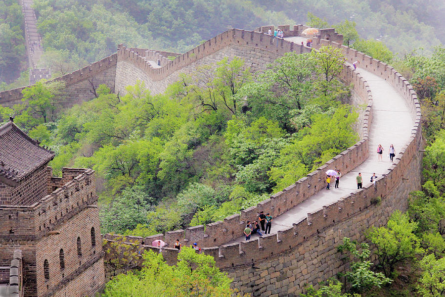 Great Wall at Badaling Photograph by Marla Craven