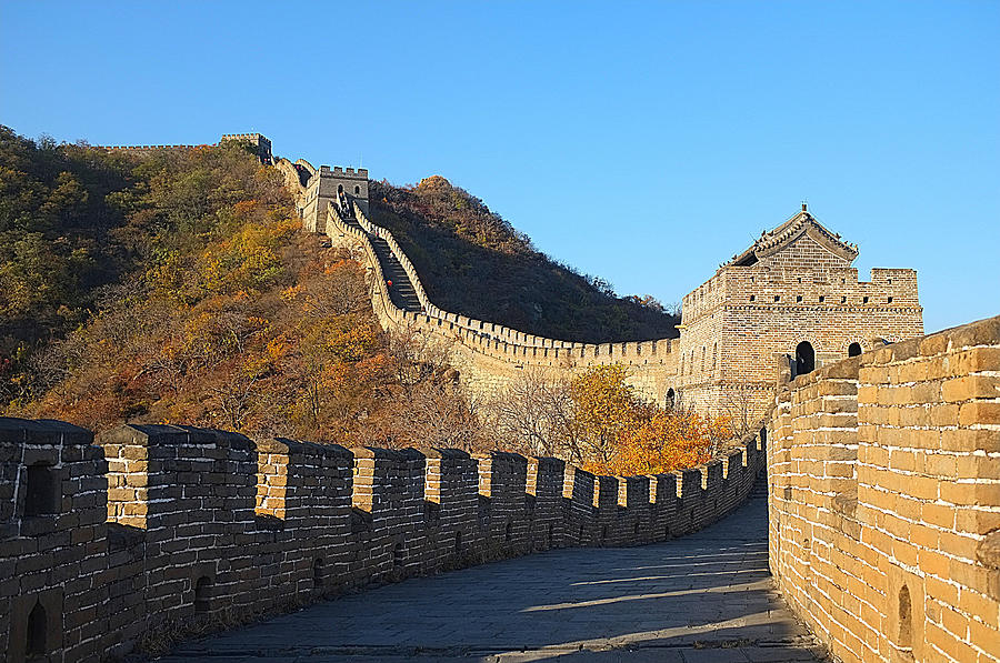 Fall Photograph - Great Wall by Michael Lai