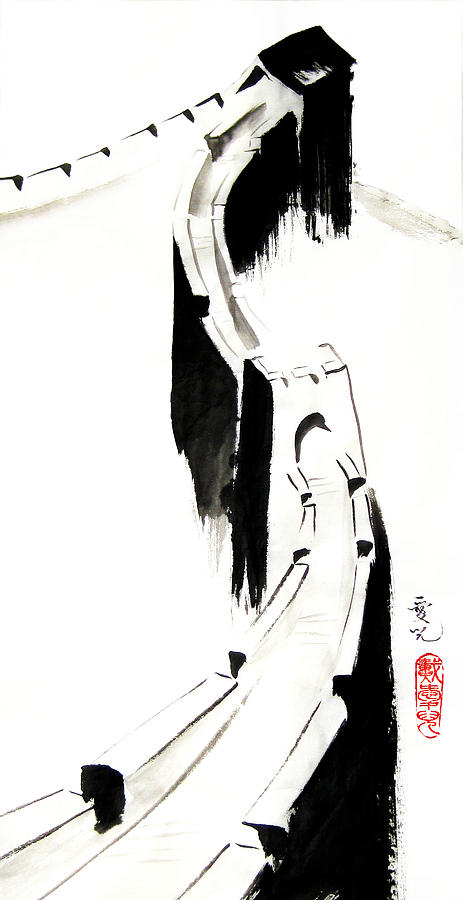 Great Wall of China Painting by Oiyee At Oystudio