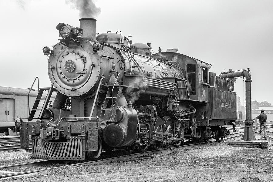Great Western 90 Servicing Photograph by Jeff Abrahamson