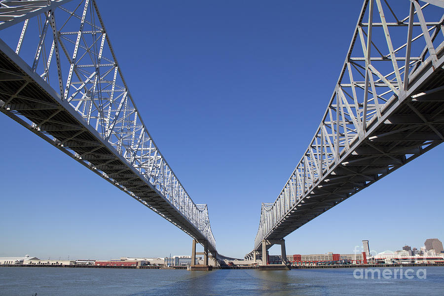 Greater New Orleans Bridge Photograph by Anthony Totah