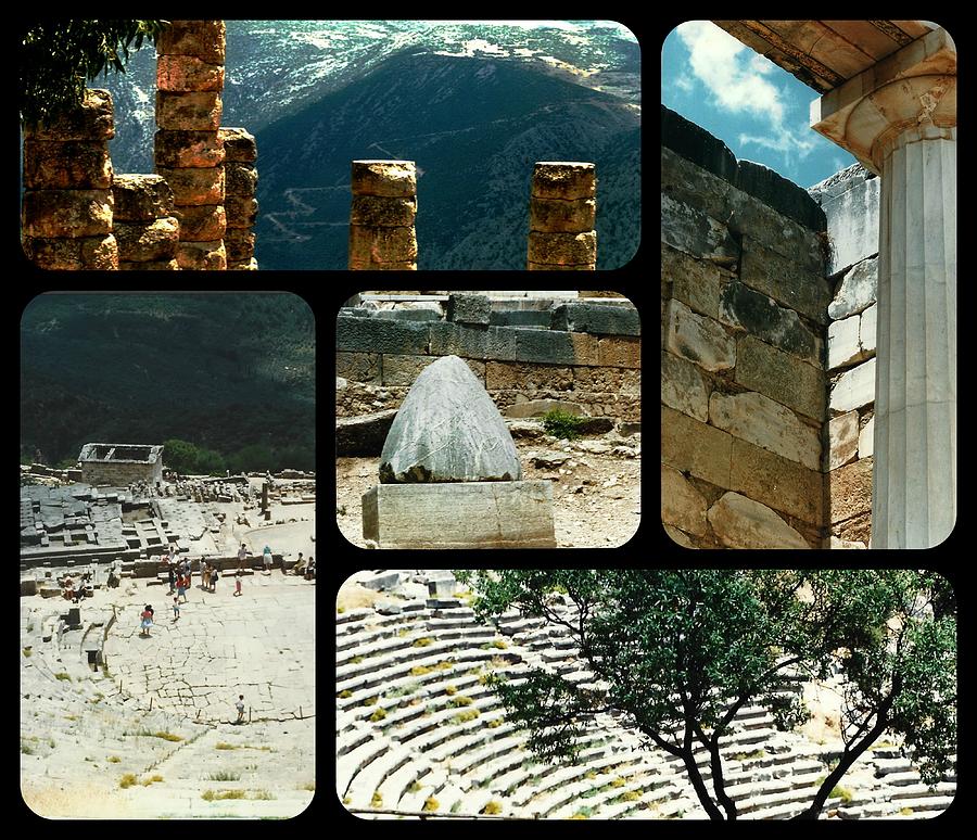Greece - Delphi Archaeological Site Photograph by Jacqueline M Lewis
