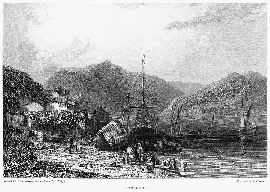 Transportation Photograph - Greece: Ithaca, 1832 by Granger