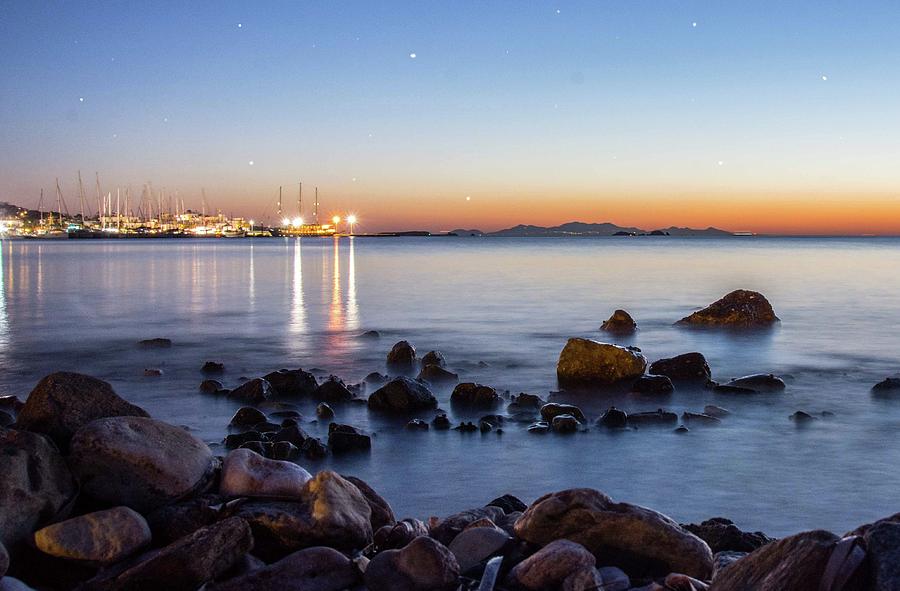 Greece Nightscape Photograph by Colin Collins