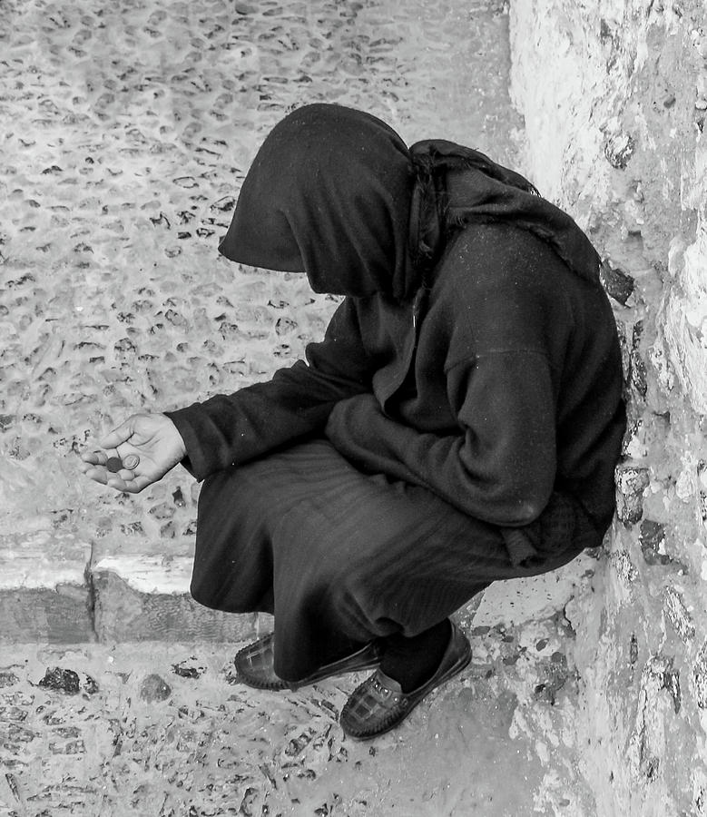 Greek Beggar Woman Photograph by Rich Isaacman