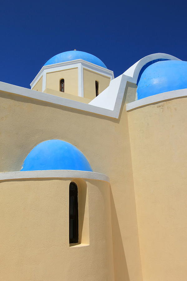 Greek church, Oia, Santorini, Greece Photograph by Elenarts - Elena Duvernay photo