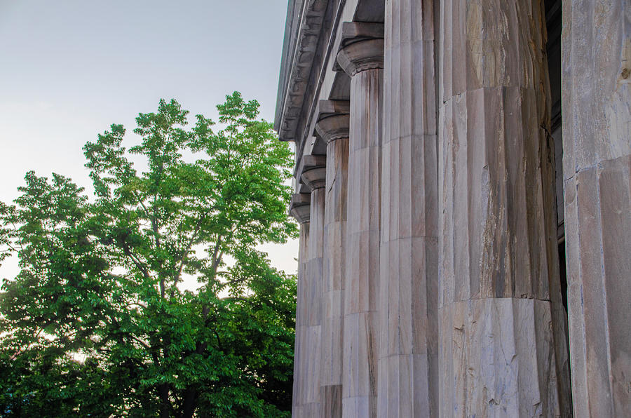 Greek Columns - Second Bank of the United States  Photograph by Bill Cannon