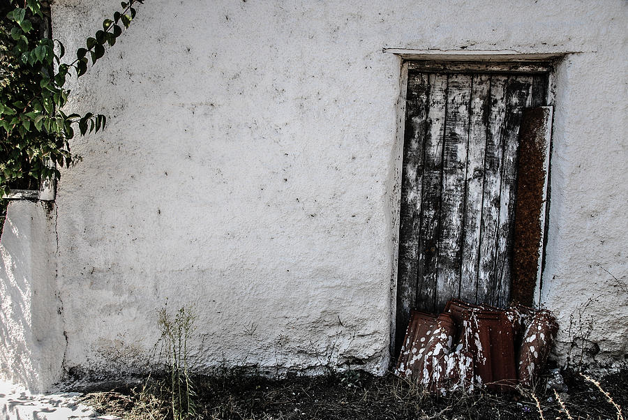 Greek Door Photograph by Tito Slack