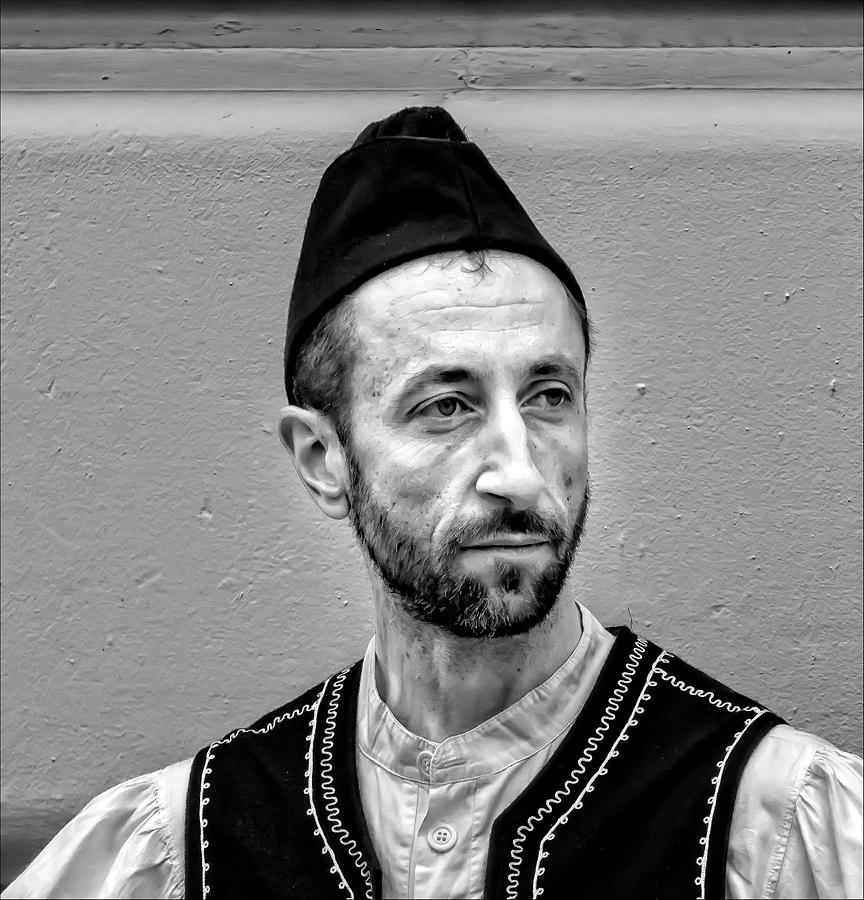 Greek Independence Day NYC 2017 Man in Traditional Dress Photograph by Robert Ullmann