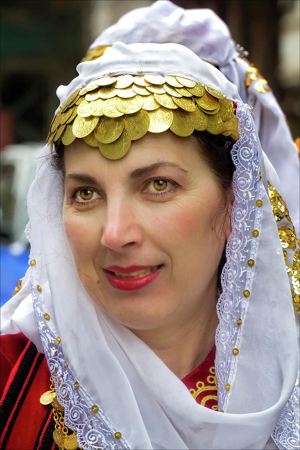 Greek Independence Day NYC 2017 Woman in Traditional Dress Photograph by Robert Ullmann