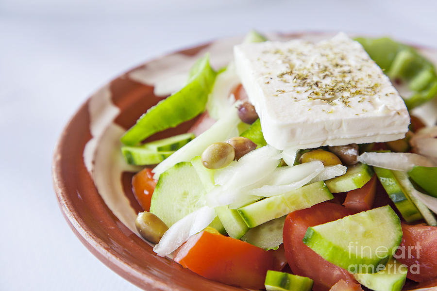 Greek salad Photograph by Sophie McAulay