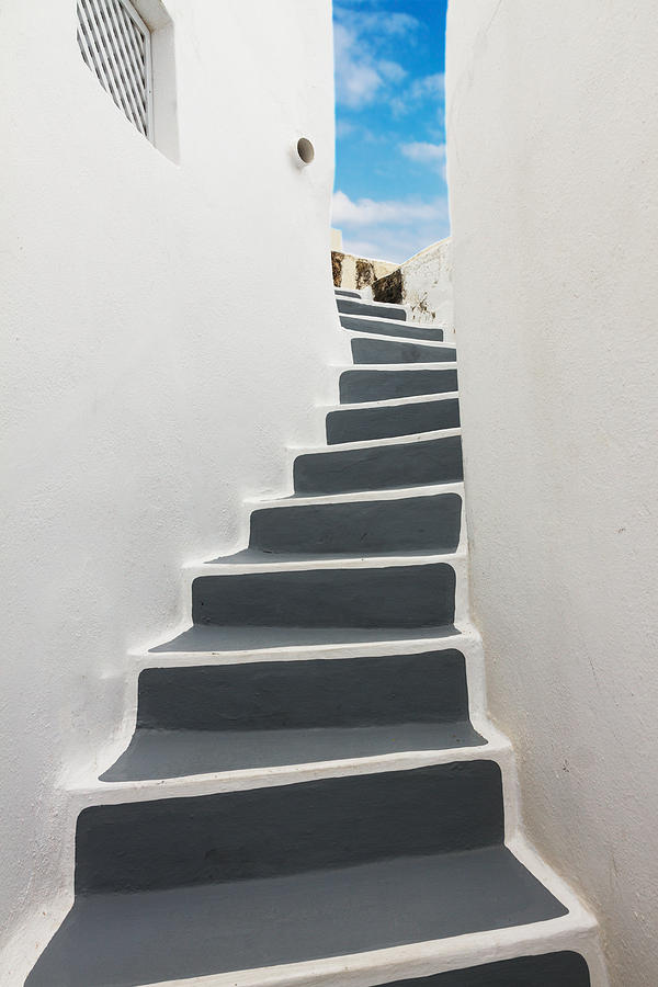 Greek Stairs Photograph