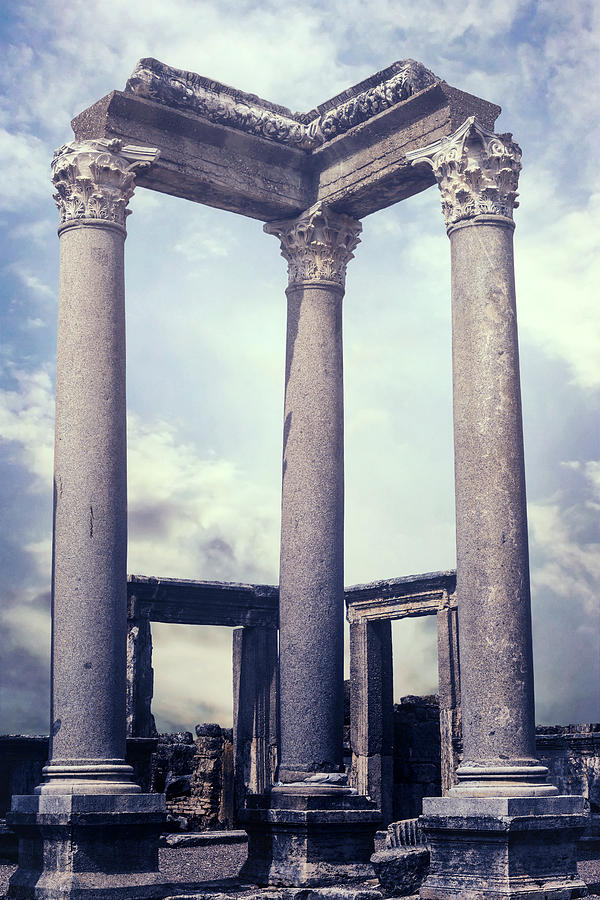 Greek Photograph - Greek temple by Joana Kruse