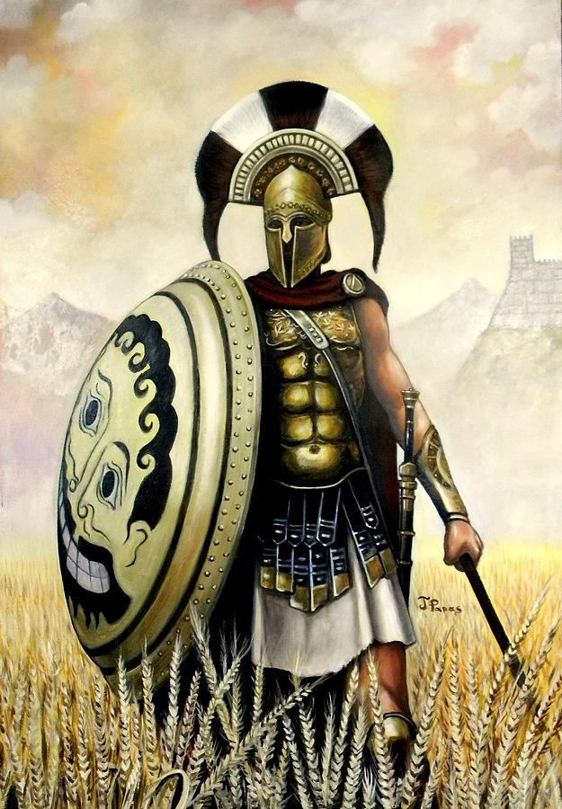 ancient greek warrior art
