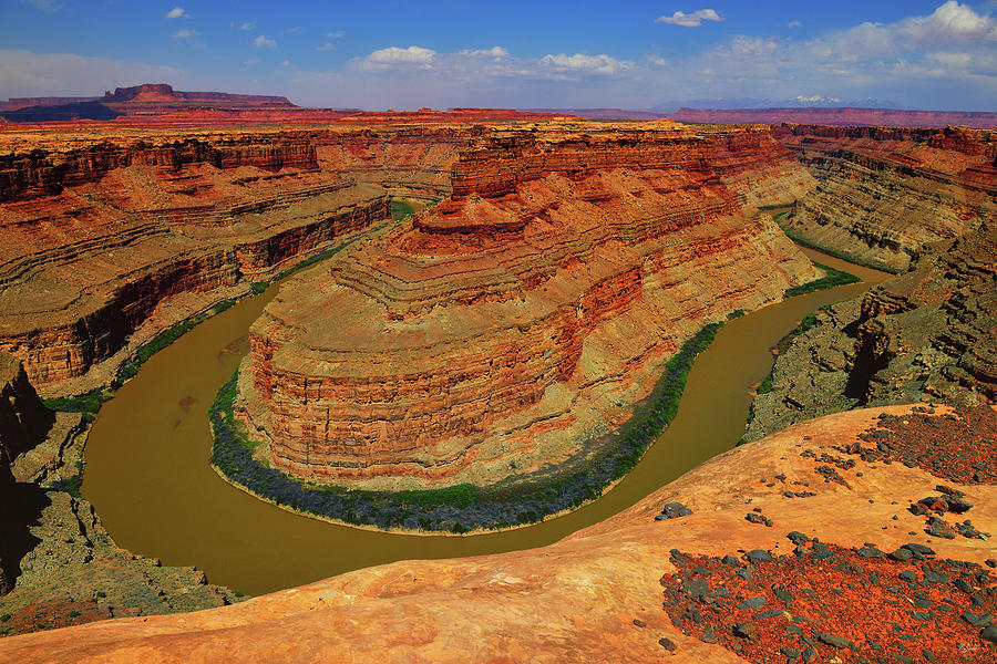Green and Colorado Rivers Confluence Photograph by Greg Norrell