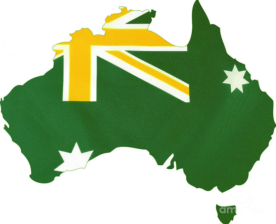 Green and gold Australia Photograph by Milleflore Images