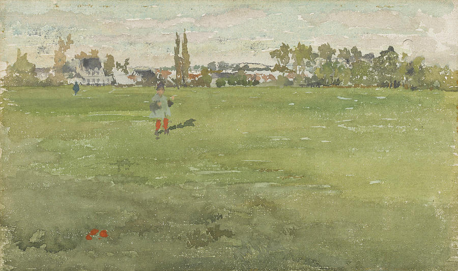 Green and Silver Painting by James Abbott McNeill Whistler