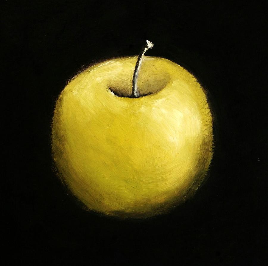 Green Apple Still Life 2.0 Painting by Michelle Calkins