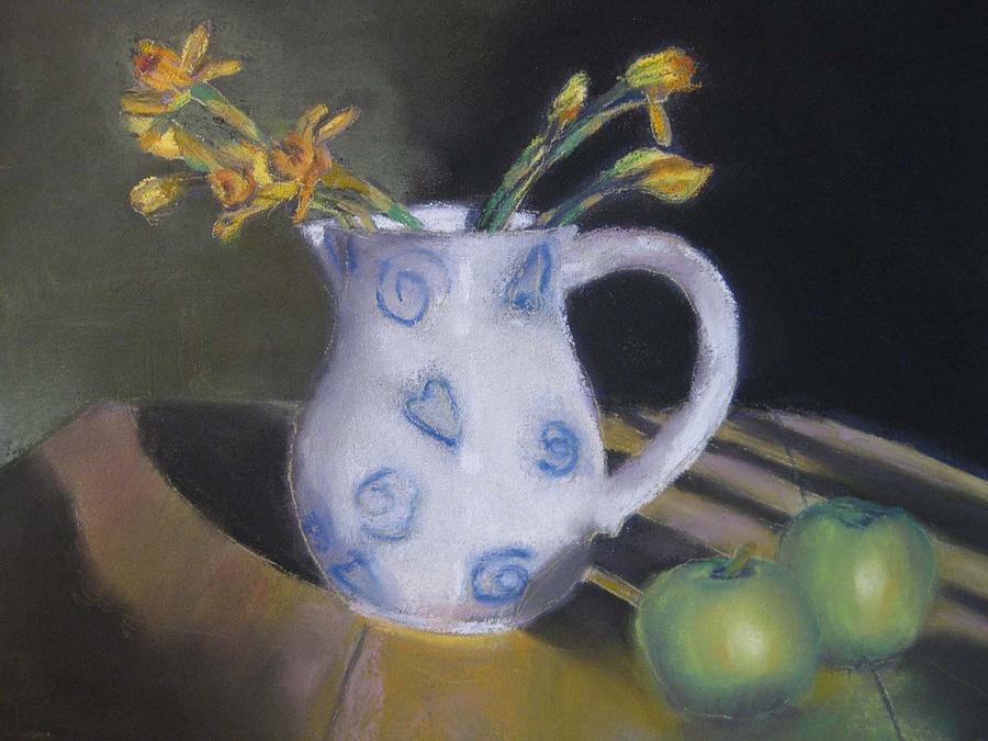 Green Apples Pastel by Constance Gehring