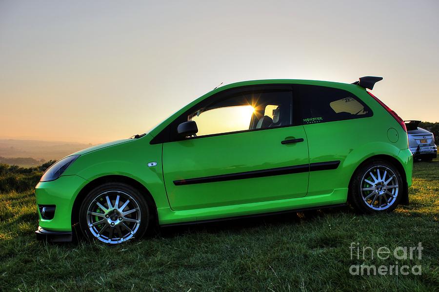 Sunset Photograph - Green at Sunset by Vicki Spindler