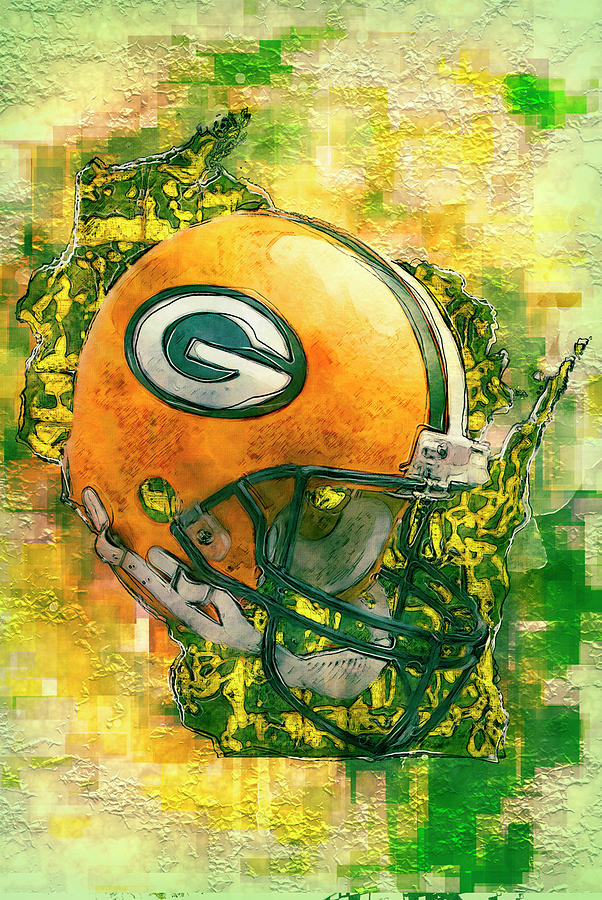 Green Bay Packers Painting by Jack Zulli
