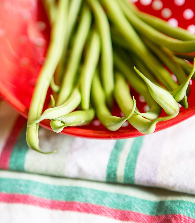Green Beans Photograph by Rebecca Cozart