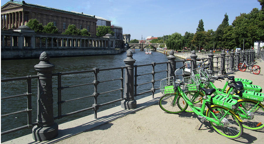 Green Bikes Photograph