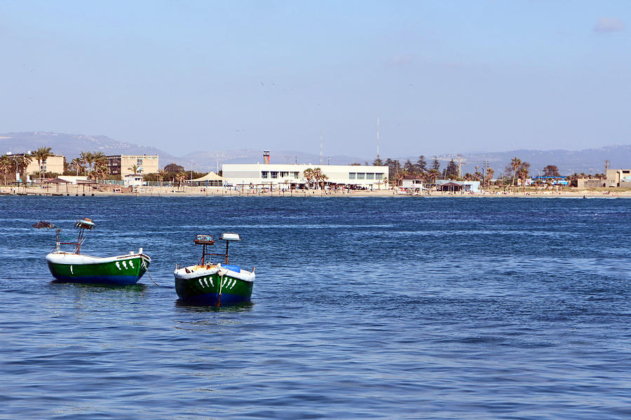 Boat Photograph - Green Boats by Munir Alawi