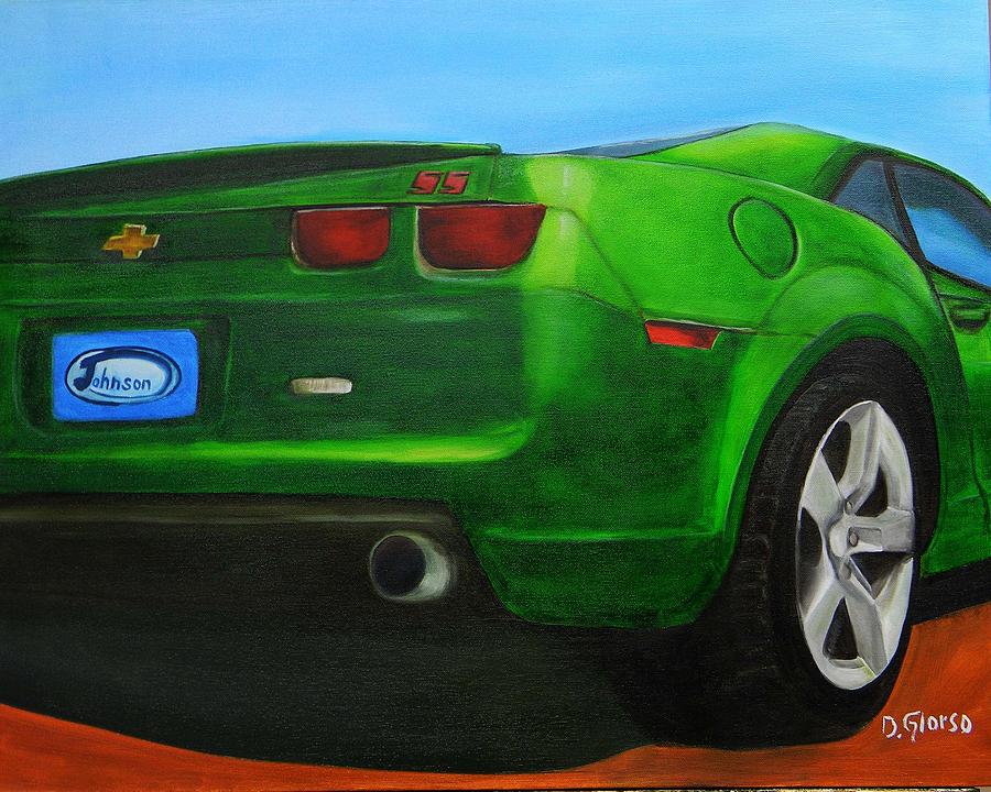 Green Camero Painting by Dean Glorso