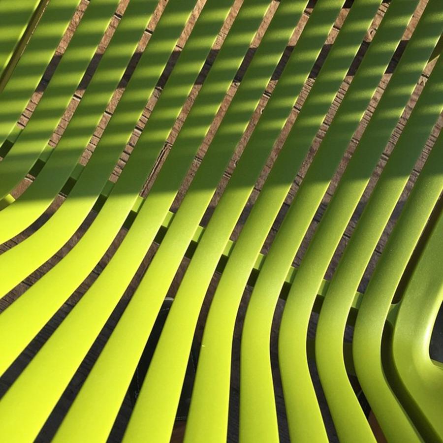 Green Photograph - Green Chair Seen From Above by Juan Silva