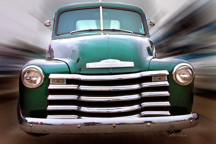 Green Chevy Truck Photograph by Frederic A Reinecke
