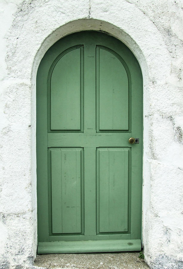 Green Church Door iv Photograph by Helen Jackson