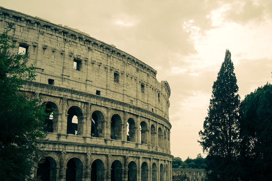 Green Colosseum Photograph by Pati Photography
